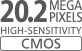 CMOS 20.2 megapiksel